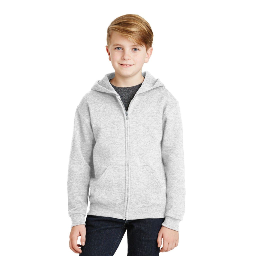 jerzees full zip hooded sweatshirt