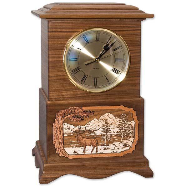 Ambassador II Clock Wood Urn - Urns.com product image