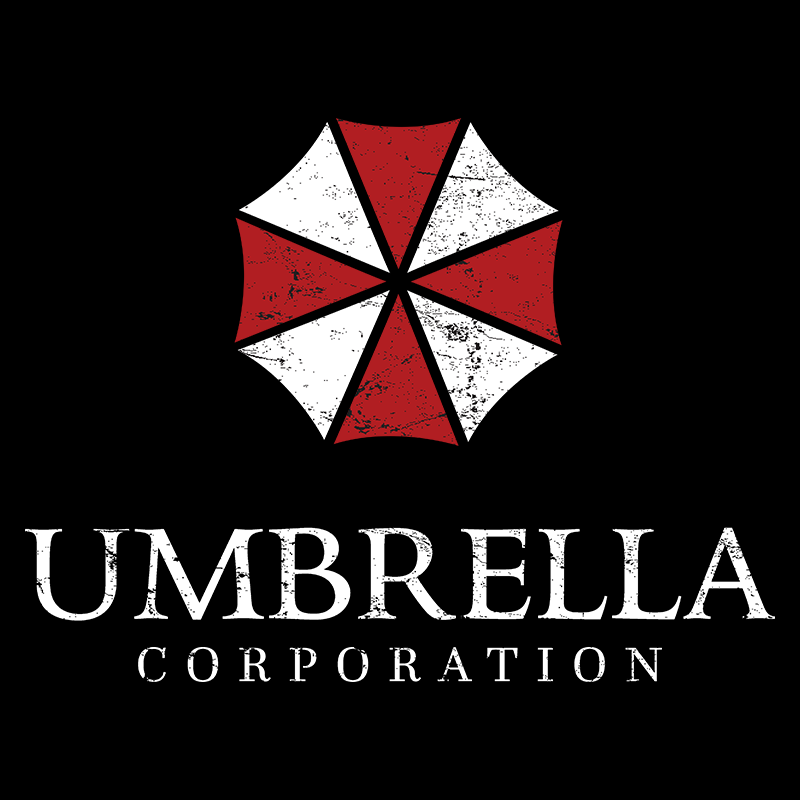 Umbrella Corporation - PixelRetro Video Game T-shirt - Resident Evil