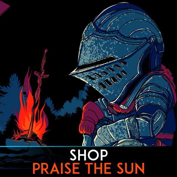 Pixel and Retro Gaming T-shirts. Shop High Quality Video Game Tees. Dark Souls, Praise The Sun, Bloodbourne, RPG, Save File, Bonfire, Dark Souls, The Hunter, You Died, Demon Souls, Knight, Sword, Game Over, Fire, Hard, Difficult, PS4, PC, Dark Souls 2, 3, Action, Bosses, Chalice, Dungeons