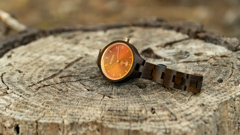 Wood watch by Svenn - Rouge series