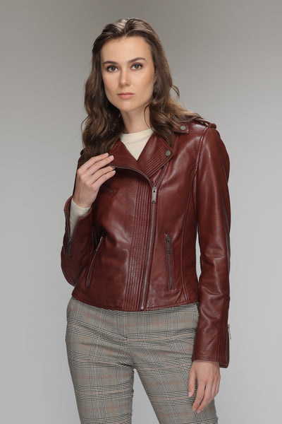 JIL Genuine Leather Biker Jacket – Danier