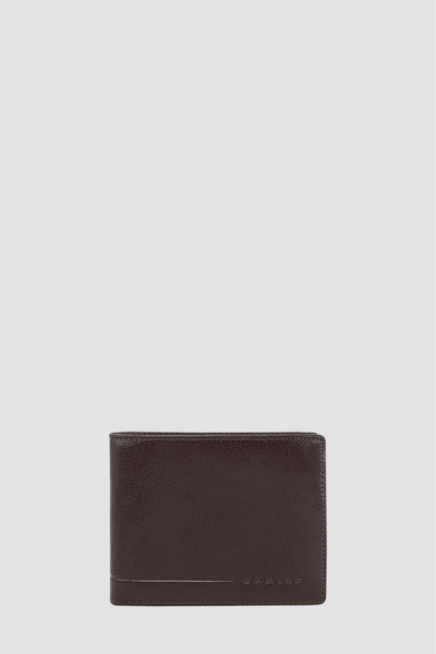 Continental Wallet Dark Brown/Blue Madder - Dalvey