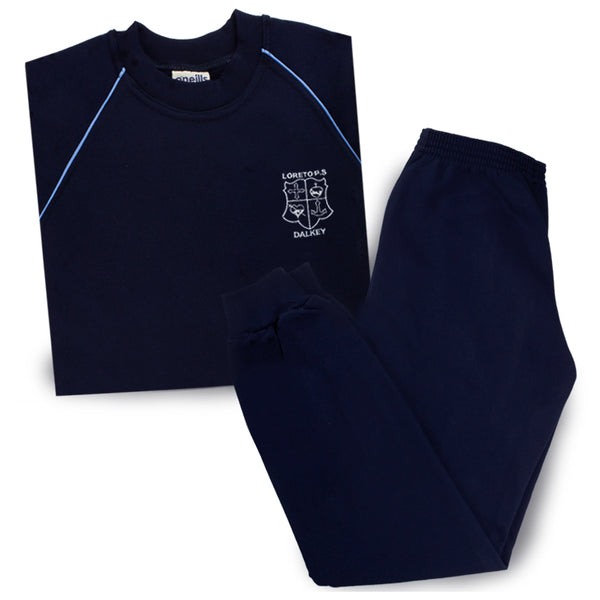 St. Patrick's Navy/Red Tracksuit Bottoms - School Uniforms Direct