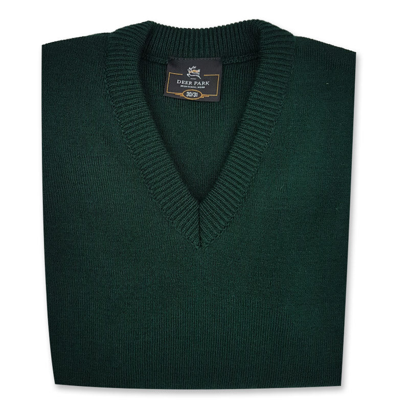 green school jumper