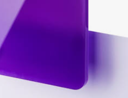 Silver Belle Design - Purple Acrylic