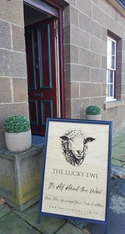 Silver Belle Design - Corporate Sign - The Lucky Ewe Oatlands Handmade