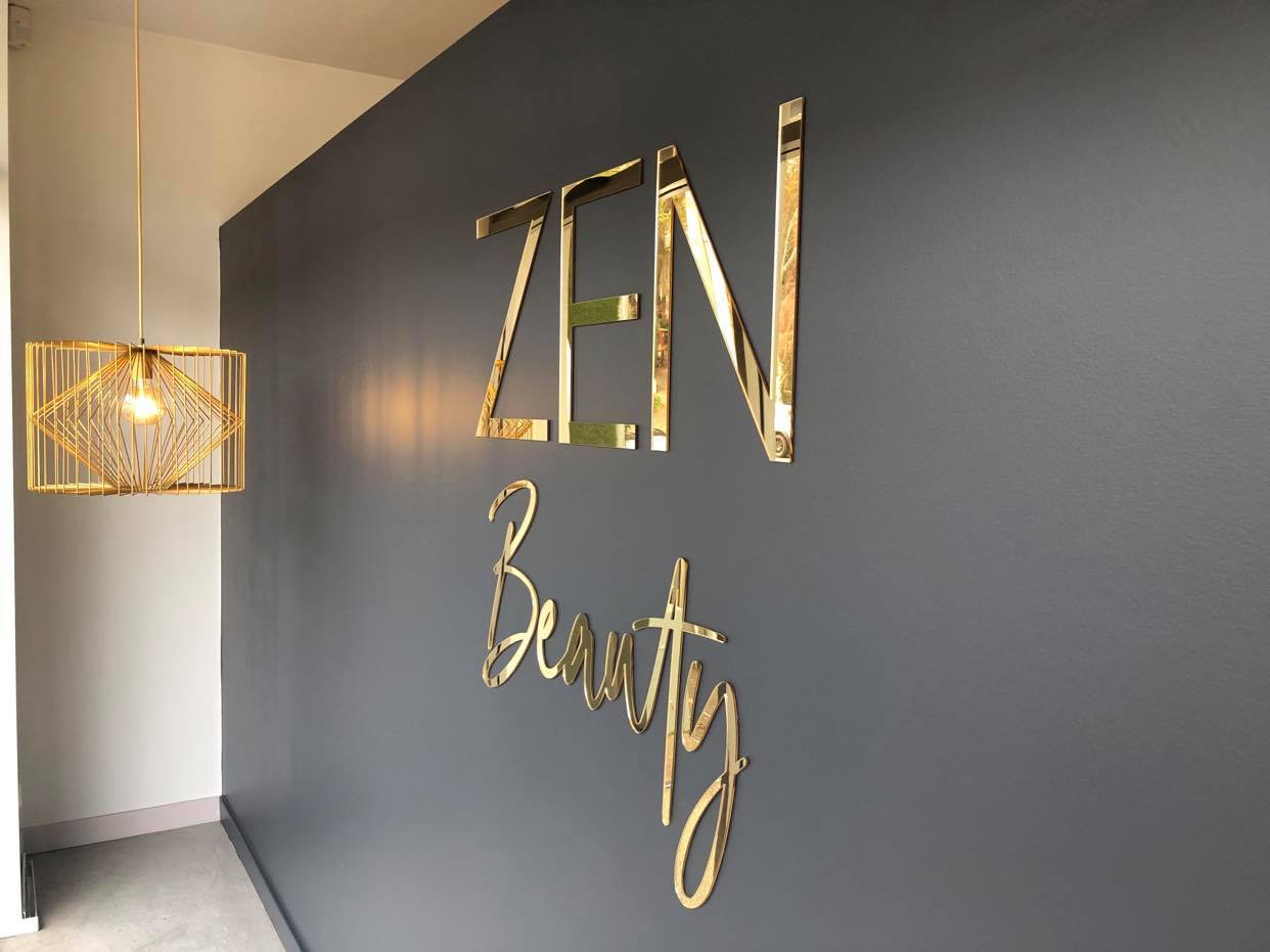 Silver Belle Design - Business Sign - Zen Beauty