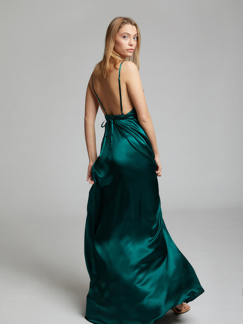 Grace dress - Winter green | Constellation Âme