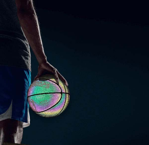 Holographic Glowing Reflective Basketball – VS Gear