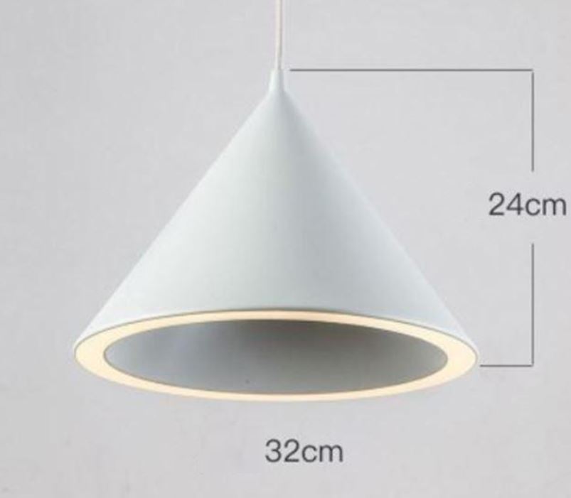 conical lampshade