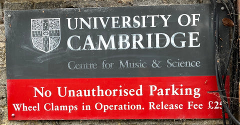 University of Cambridge Parking Fine £25
