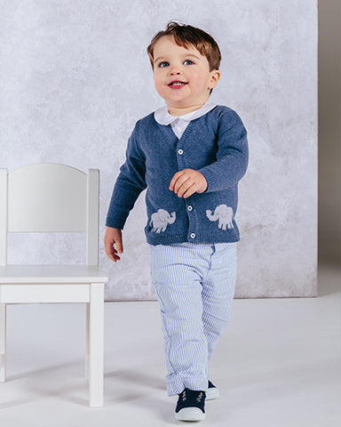 Baby Boys Thomas Brown Cardigan