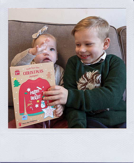 Receiving the Save the Children Christmas Jumper Crafting Kit