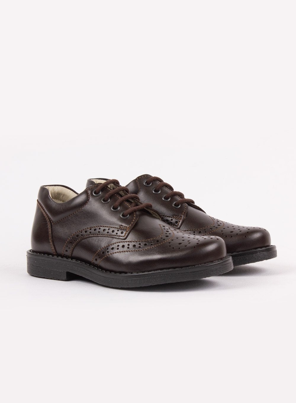 Hampton Classics Hamish School Shoes in Brown | Trotters