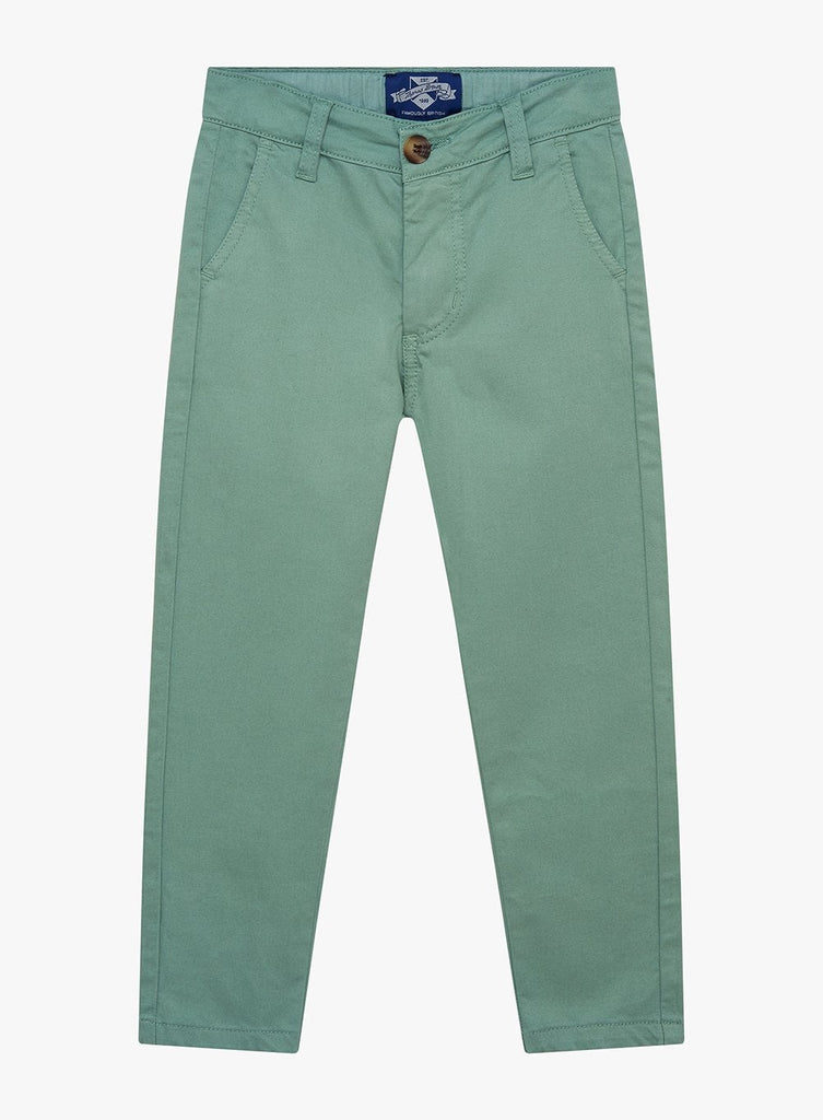 Boys Jacob Trousers in Sage Green | Trotters Childrenswear