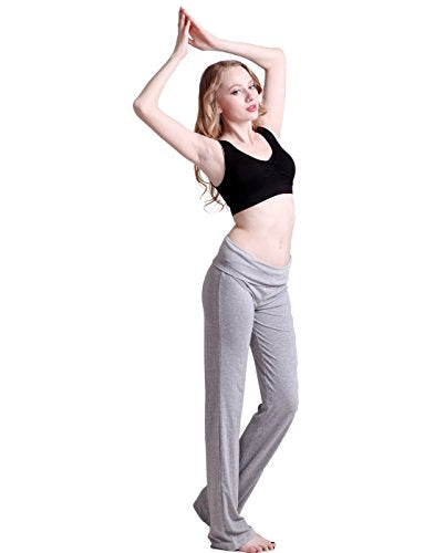 Women's Color Block Fold Over Waist Sports Yoga Pants Flare Leg Workou -  Everyday Crosstrain