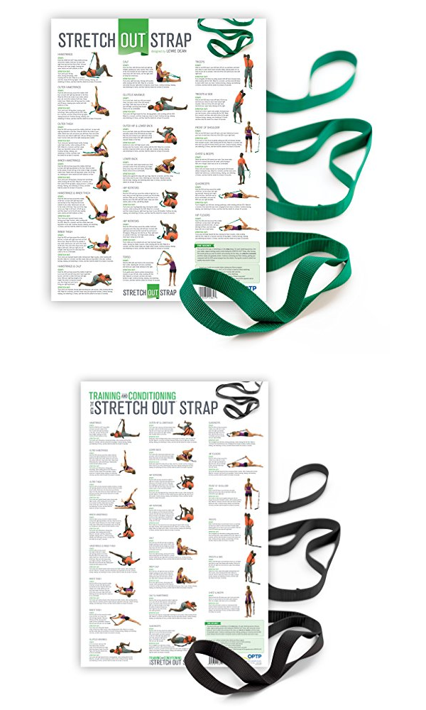 The Original Stretch Out Strap with Exercise Book Made in the USA by OPTP  Top Choice of Physical Therapists Athletic Trainers