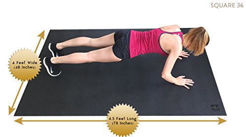 square workout mat