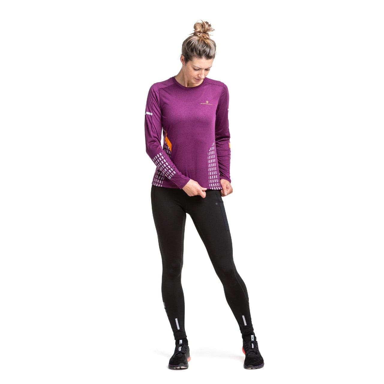 Ronhill Tech Afterhours Tight (Womens) - Grape/Mango/Reflect –  Prosportswear Ltd T/A RunActive
