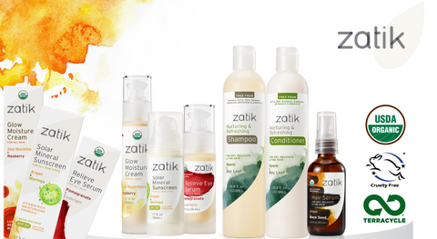 Zatik Naturals organic and natural line