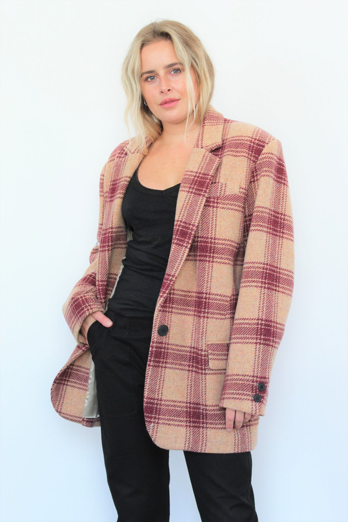 xxl emerson wool coat