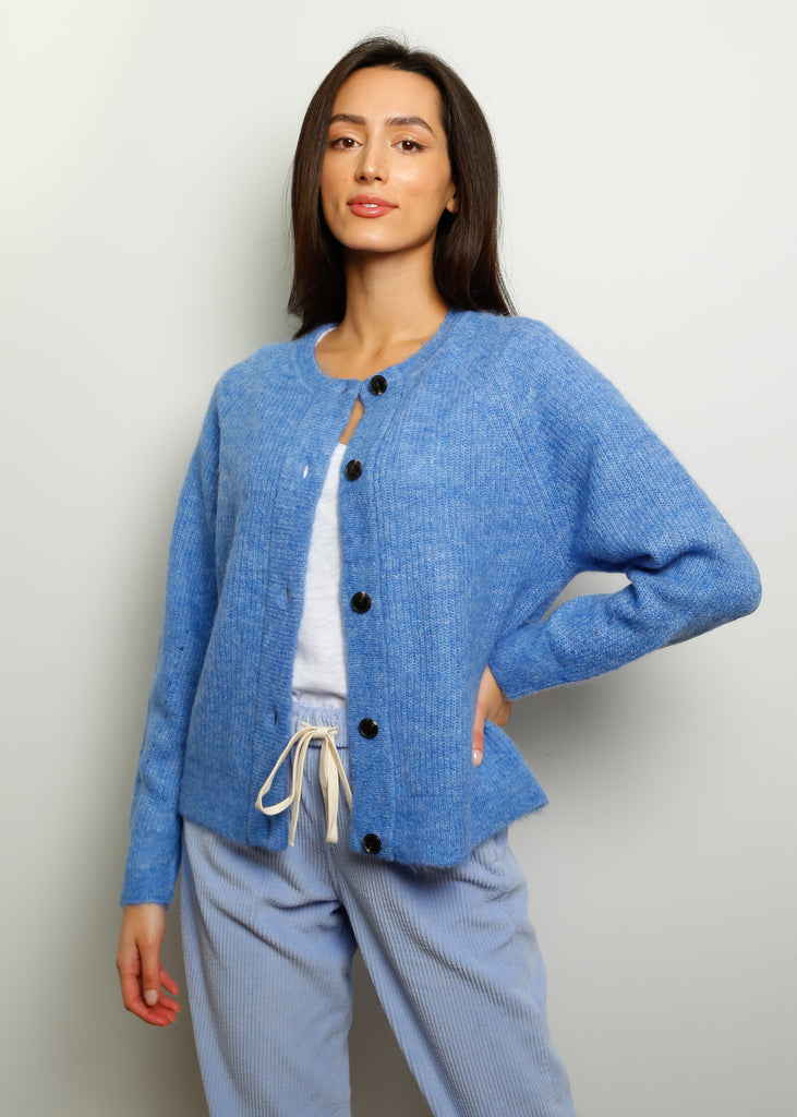 SLF Lulu Short Cardi in Ultramarine Stripes – shopatanna