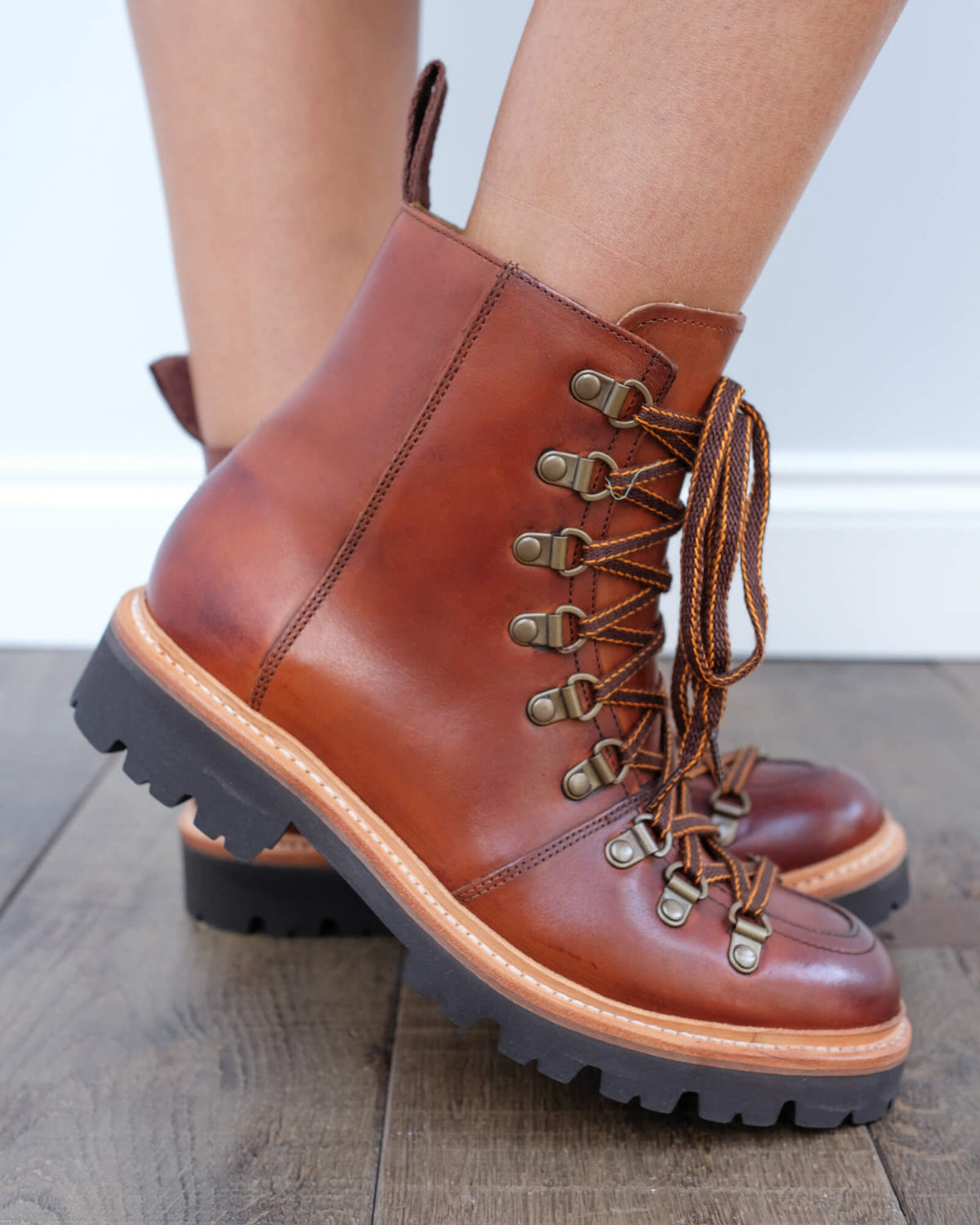 Grenson Nanette hiker boot in tan 