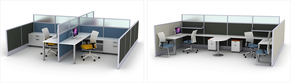 Custom Office Cubicle Quote - Freedman's Office Furniture - Custom 3