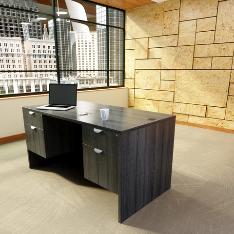 Reclaimed Wood Office Desk, Four Corner Furniture