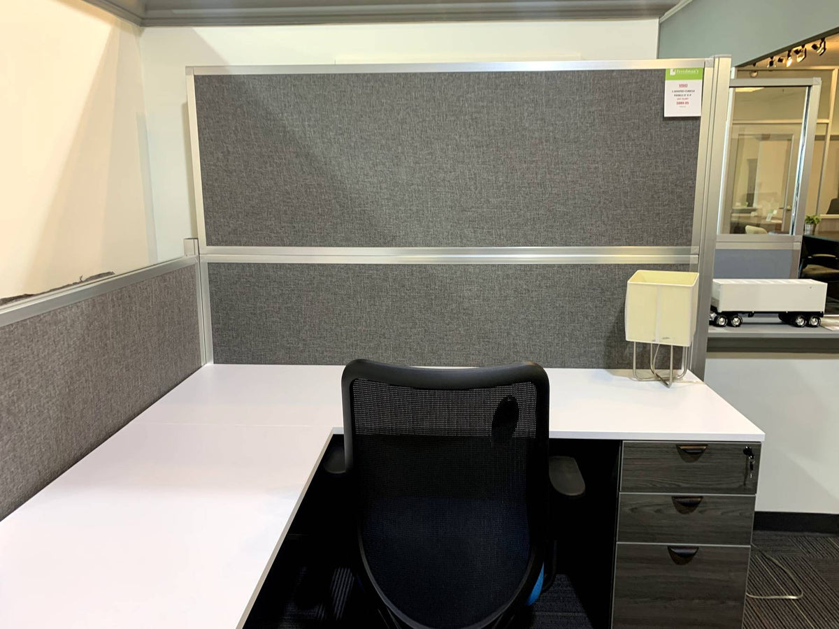 Buy Visio L-Shaped Office Cubicle Panels // Freedman's™