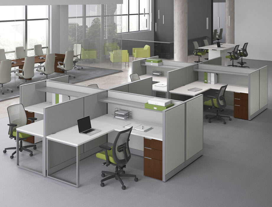 6x6 Modern Office Cubicle Pack // Freedman's Office Furniture™