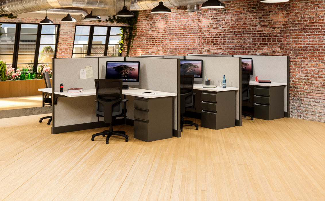 Modern Office Cubicle 6-Pack // Freedman's Office Furniture™