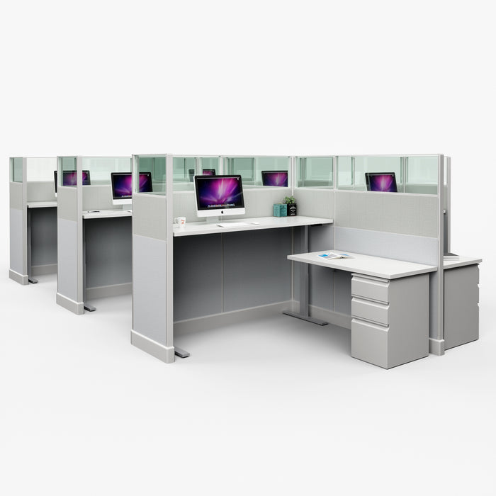 6x6 Modern Office Cubicle Pack // Freedman's Office Furniture™