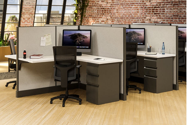 Modern Office Cubicle 6-Pack // Freedman's Office Furniture™