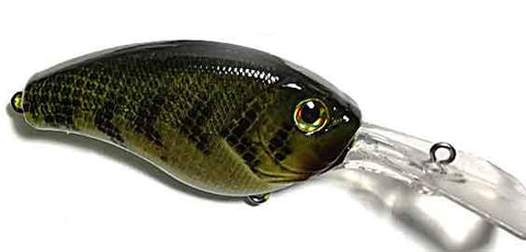 painted lure body - crankbait deep diving bass fishing