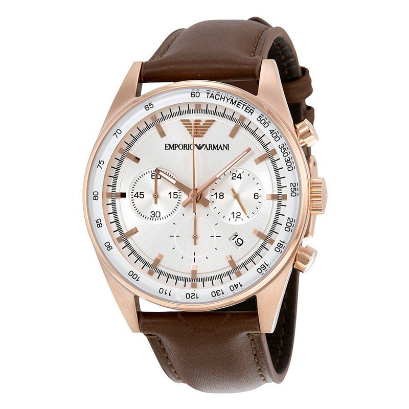 Emporio Armani Sportivo Chronograph Leather Belt Watch AR5995 at Best Price  in Bangladesh – 