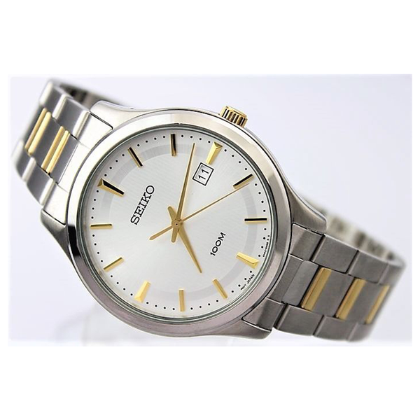 WW0809 Original Seiko Date Stainless Steel Two Tone Chain Watch SUR053P1 at  Best Price in Bangladesh – 