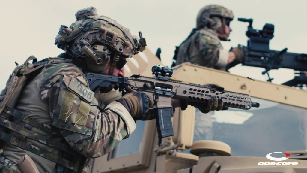 Ops-Core Carbon SF FAST Helmet in use by the military