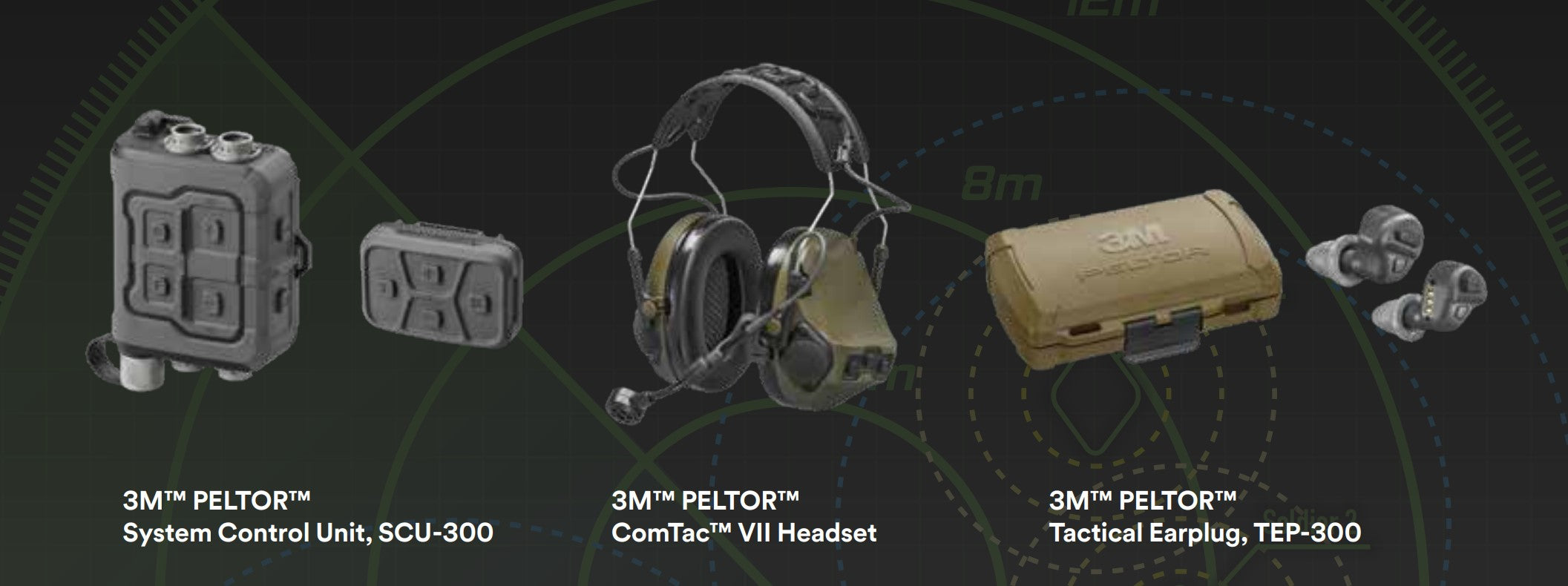 What can be added with the 3M ComTac VII package