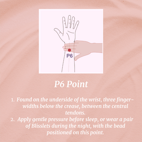 P6 Point acupressure for insomnia