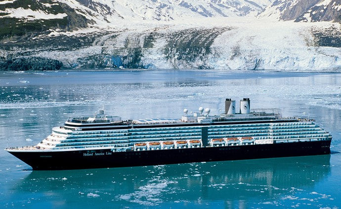 Holland American cruise ship in Alaska