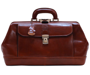 Cenzo Italian Leather Doctor Bag Briefcase Satchel Cenzo Bags