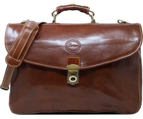 Cenzo Leather Duffle Bag