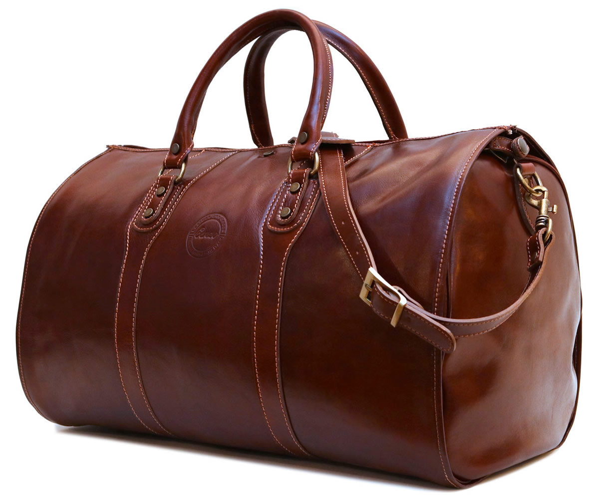 Cenzo Italian Leather Convertible Garment Duffle Bag – Cenzo Bags