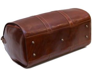 leather garment duffle