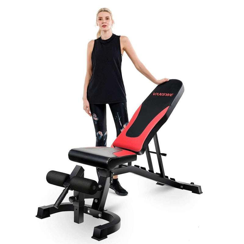 6 Day Vanswe Adjustable Weight Bench Reviews for Gym