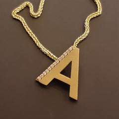 rudyblujewelrygoldanddiamondletterapendantnecklace