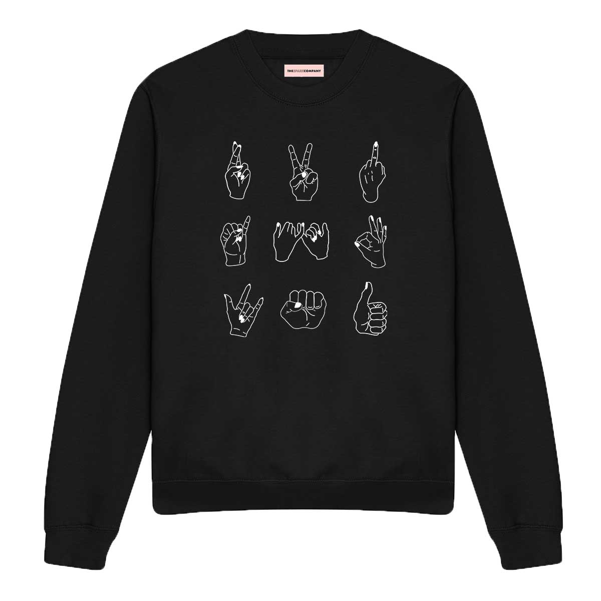 Talk To The Hand 'Cause The Face Ain't Listening Sweatshirt | The Spark ...