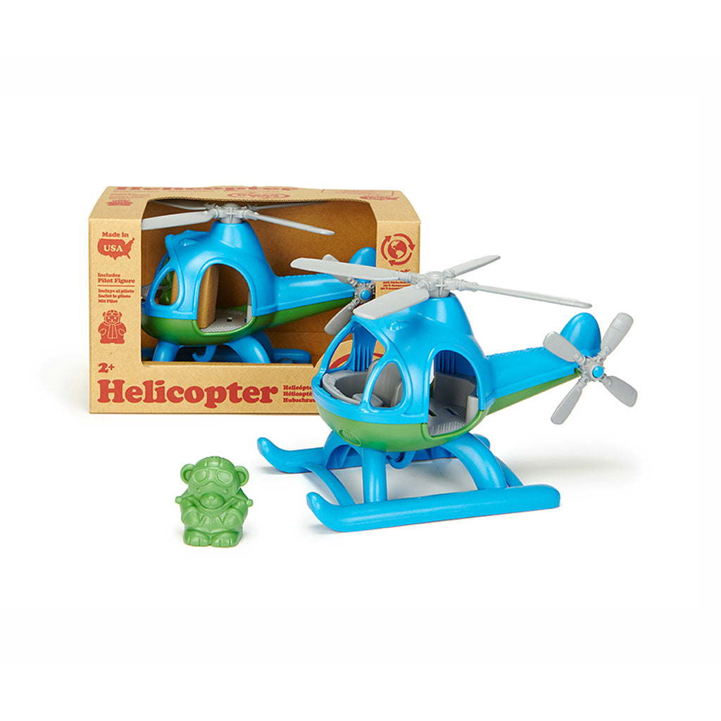 green toys airplane blue